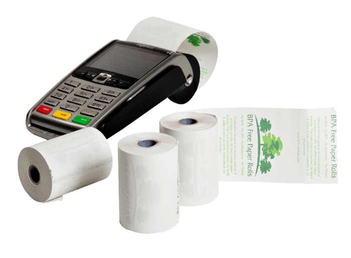 Global Payments iWL250 PDQ Box of 20 MR PAPER® Card Machine Rolls 