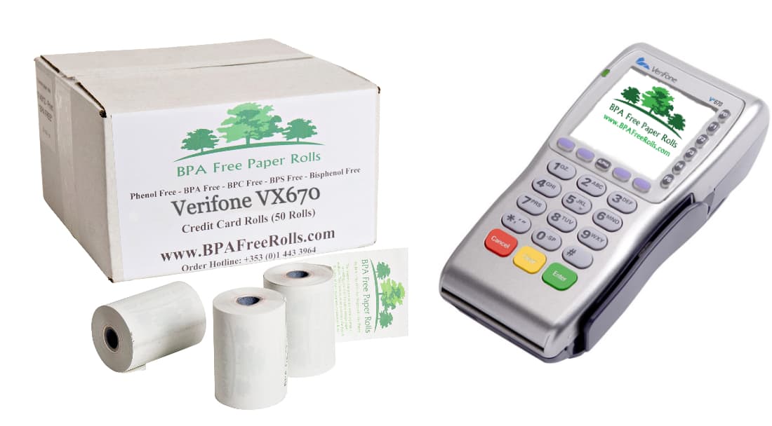 Rolls to Fit Verifone VX-670 VX670 Box 20