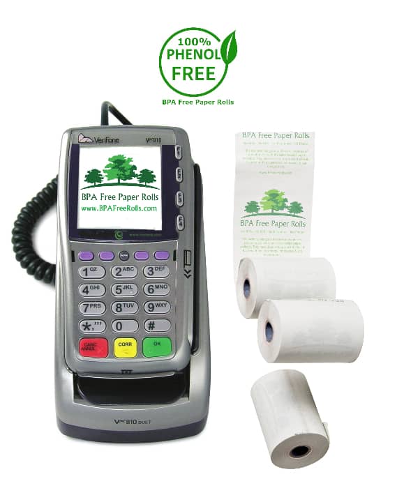 Rolls For VERIFONE VX810 VX820 CREDIT CARD PDQ Thermal Receipt Paper BPA FREE 