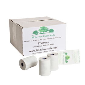 57x40mm Thermal Till Rolls Phenol Free