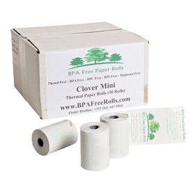 Clover Mini Printer Rolls (50 Roll Box)