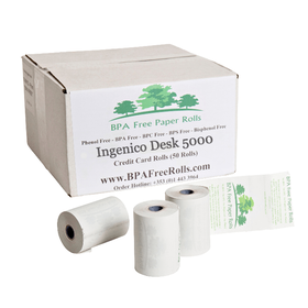 Ingenico Desk 5000 Credit Card Till Rolls (50 Rolls)