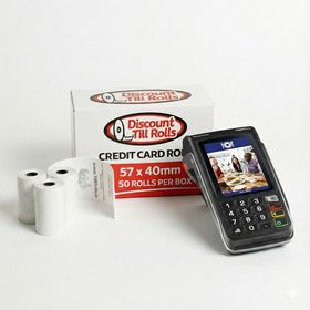 a branded discount till rolls box of ingenico move 5000 credit card rolls