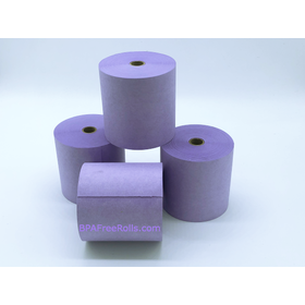 76x76mm Lilac Wet Strength Laundry Paper Rolls (20 rolls)