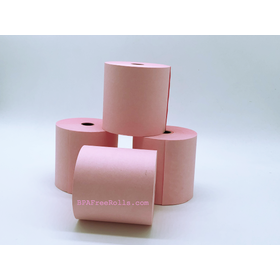 76x76mm Pink Wet Strength Laundry Paper Rolls (20 rolls)