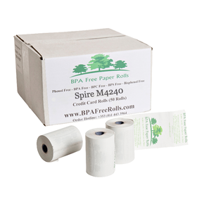 Spire M4240 Credit Card Rolls (50 Rolls)