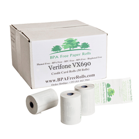 Verifone VX690 Credit Card Rolls (50 Rolls)