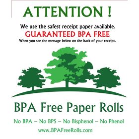 Aquila Taxi Receipt Rolls BPA Free (50 Rolls)