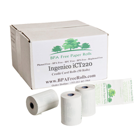 PaymentSense Ingenico iCT220 Credit Card Rolls (50 Rolls)