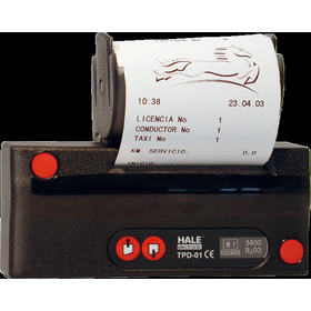 Hale TPD-01 BPA Free Taxi Receipt Rolls (50 Rolls)