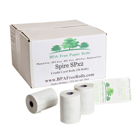 Spire SPx2 BPA Free Credit Card Rolls (50 Roll Box)