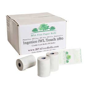 Ingenico iWL Touch 280 Credit Card Till Rolls (50 Rolls)