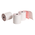 76x70 2 Ply Paper Rolls (White/Pink) (20 Roll Box)