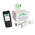 Ingenico Desk 5000 credit card terminal with 50 branded BPA-free paper rolls for receipts